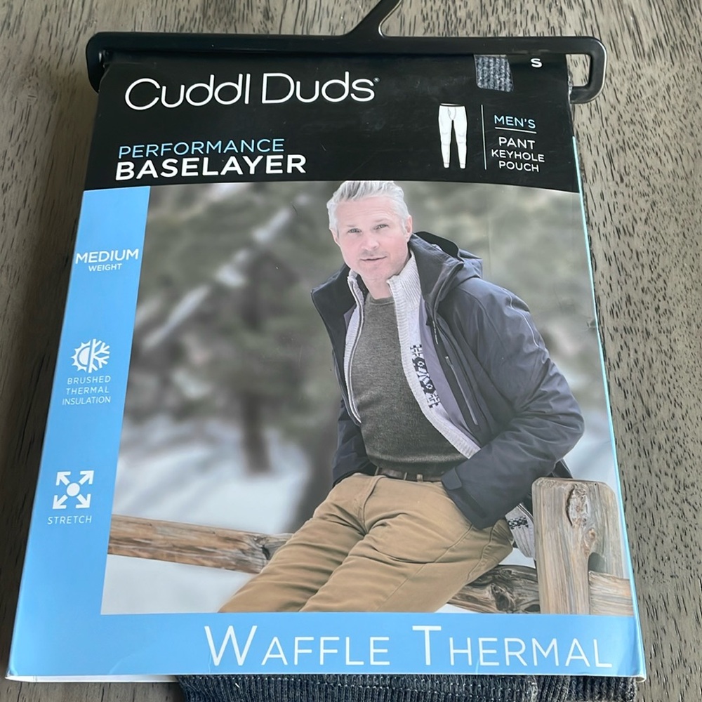 Men’s Cuddl Duds Performance Baselayer Pants - Grey